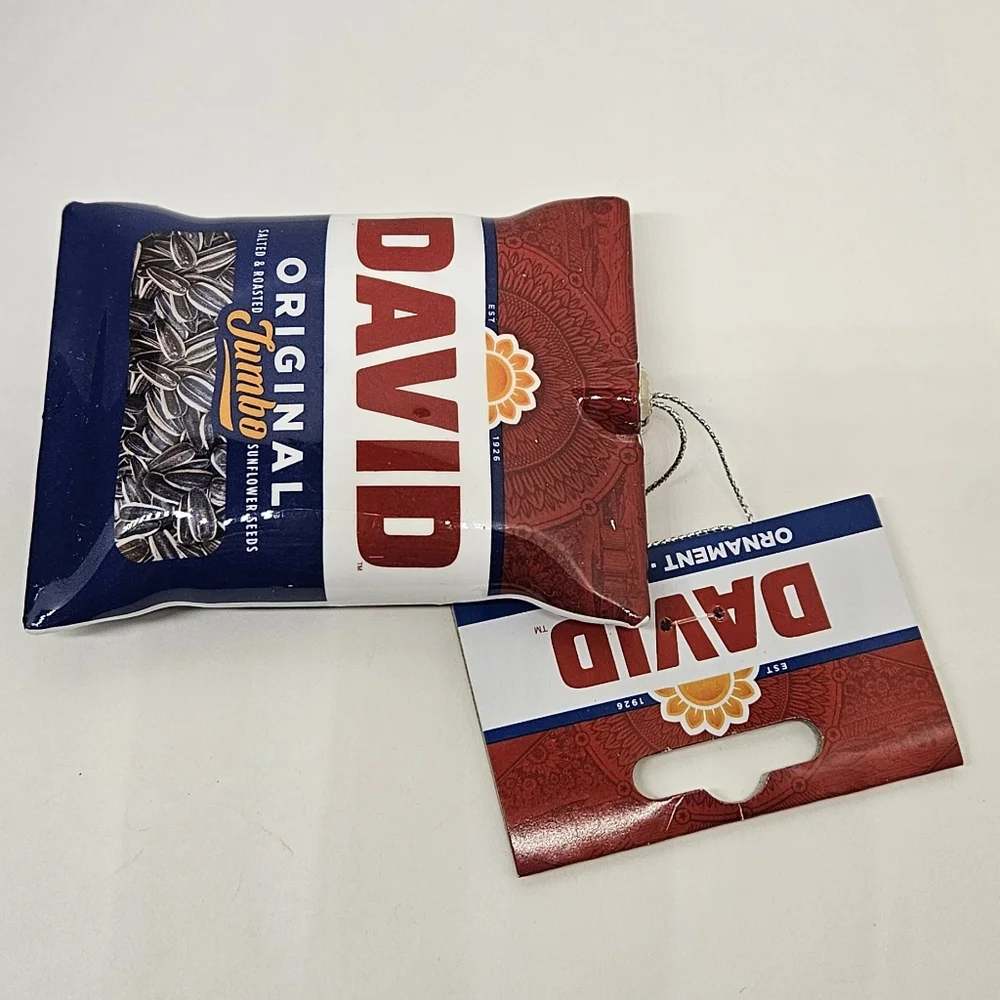 Ruz David Original Jumbo Sunflower Seeds Bag Christmas Tree Ornament Food
